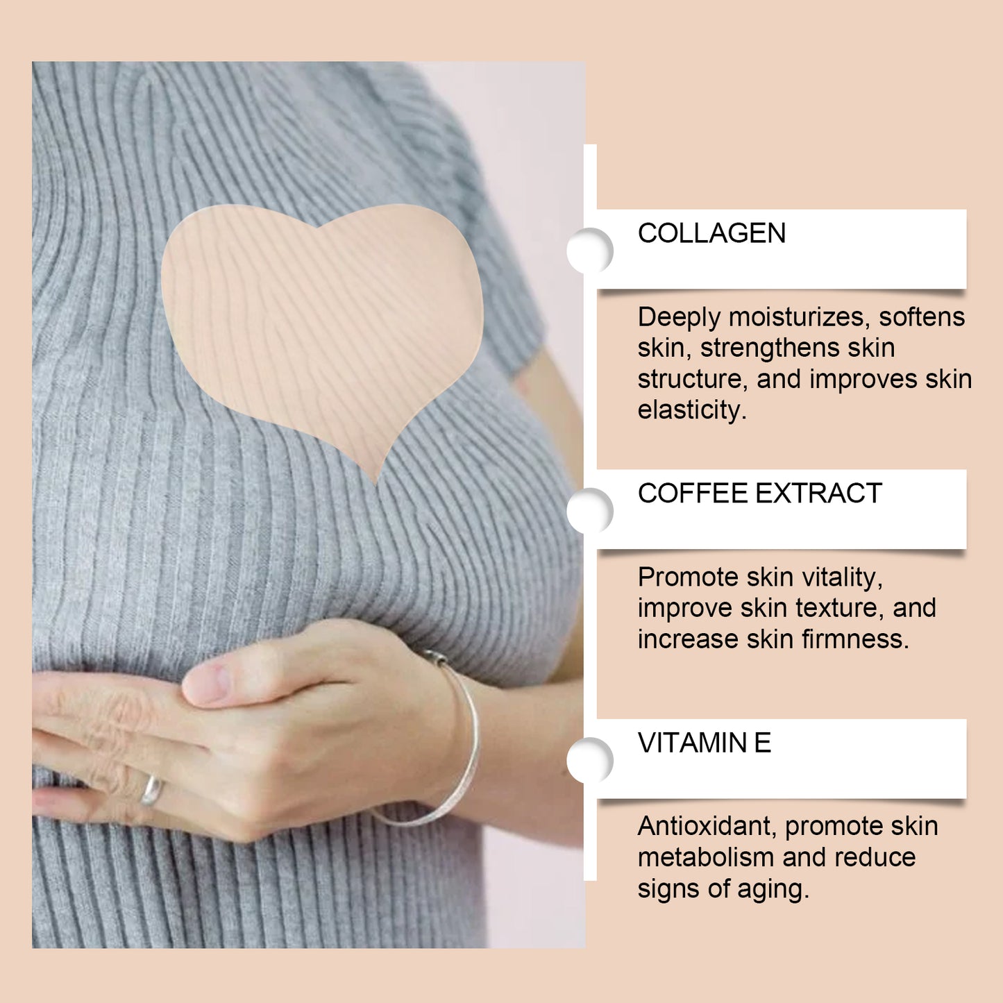 Anti-Wrinkle Breast Patch Firming Breast Skin Anti-Wrinkle Moisturizing Breast Care Anti-Slip Breast Patch