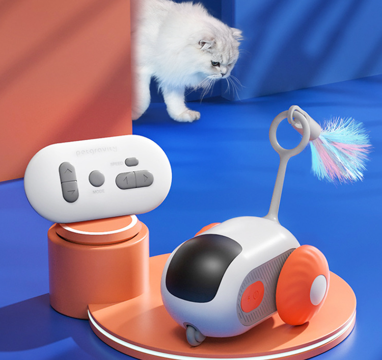 Pet Gravity Intelligent Running Control Decorative Atmosphere Lampl Electric Cat Toy Teasing Stick Cat Pet