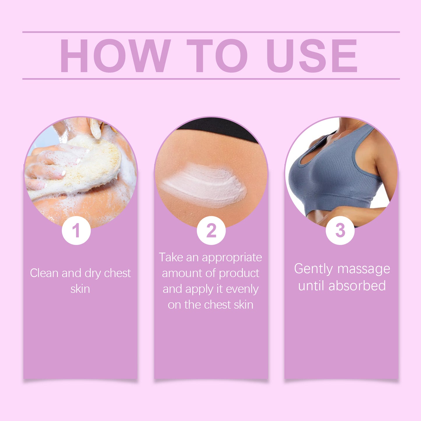 Oceaura Breast Firming Care Cream, Breast Firming And Firming Breast Skin Massage Nourishing And Lifting Cream