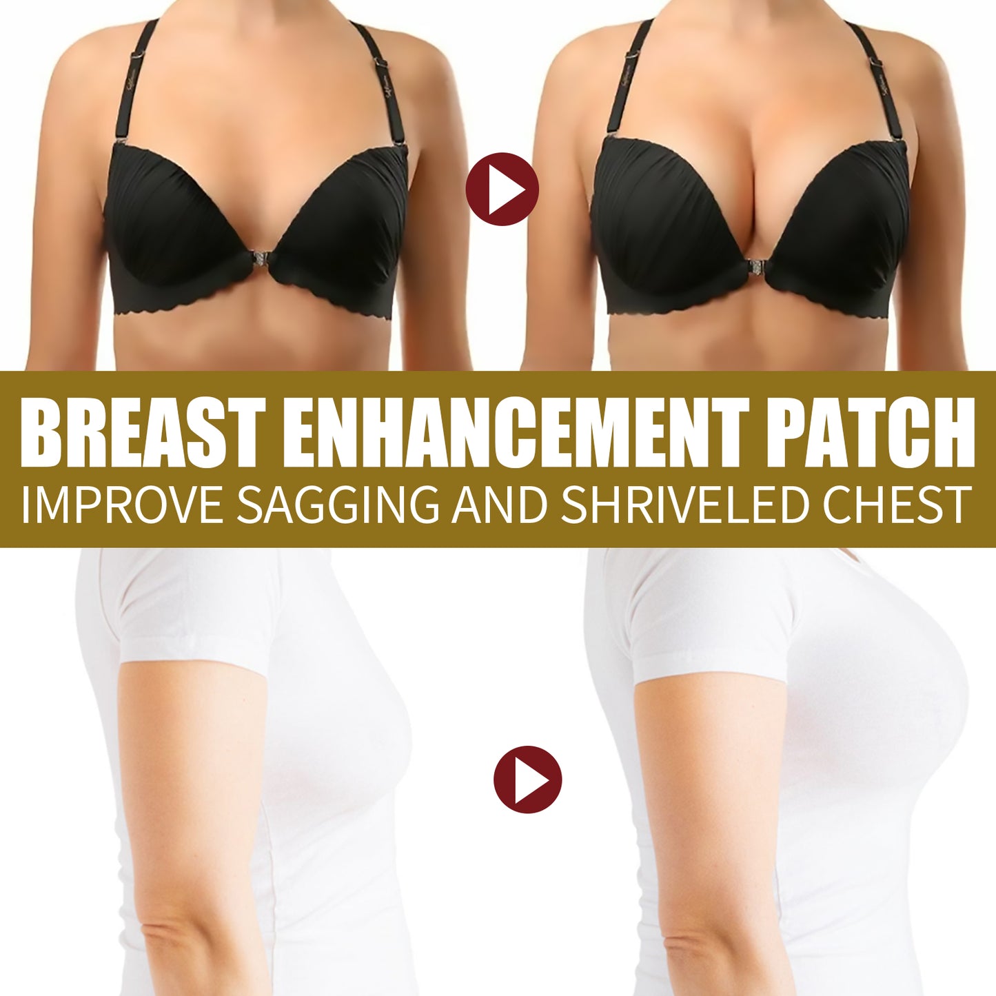 Breast Enhancement Patch, Plump Chest Massage Patch For Firming And Moisturizing Breasts